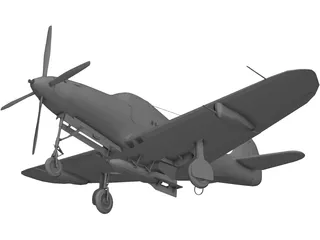 Bell P-39 Airacobra 3D Model