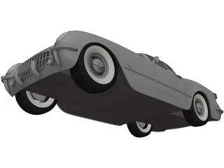 Chevrolet Corvette (1954) 3D Model