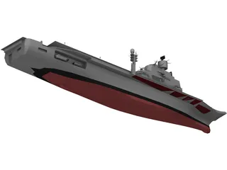 Vikramadity Aircraft Carrier 3D Model