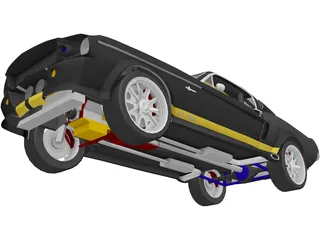 Ford Shelby GT500 (1967) 3D Model