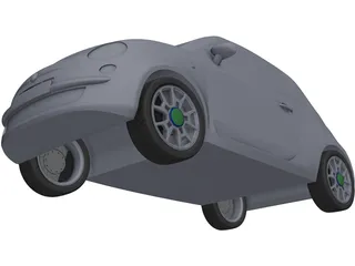 Fiat 500 3D Model