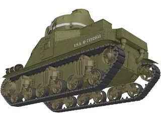M3 Lee 3D Model