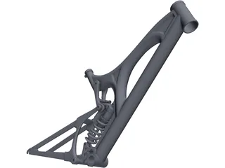 Santa Cruz V10 Frame 3D Model