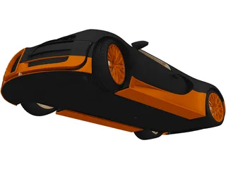 Bugatti Veyron Super Sport 3D Model