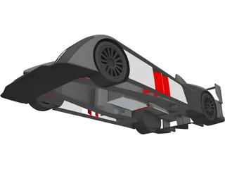 Audi R10 TDi Le Mans 3D Model