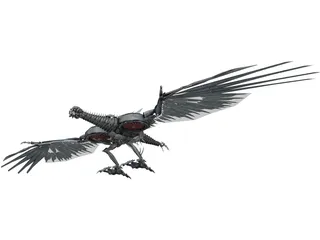 Laserbeak Mechanical Bird 3D Model