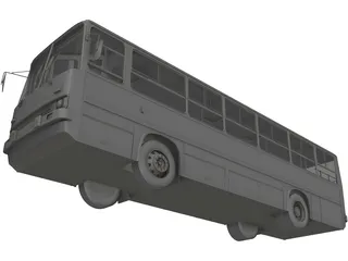 Ikarus 260-01 bus 1981 3D model - Download Vehicles on