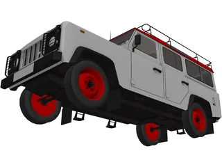 Land Rover Defender 110 3D Model