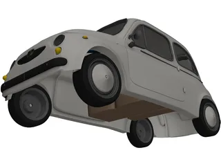 Fiat 500 3D Model