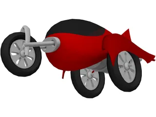Future Car 3D Model