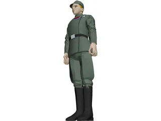 Star Wars Imperial Officer 3D Model