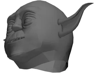 Star Wars Yoda Head 3D Model