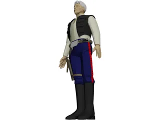 Star Wars Hans Solo 3D Model