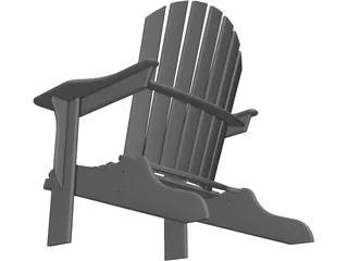 Adirondack Chair 3D Model