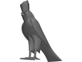 Egyptian Horus Statue 3D Model