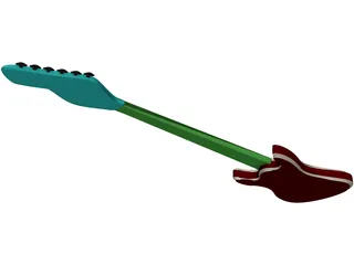 Guitar 3D Model