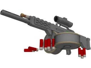 USAS12 3D Model