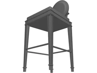 Barstool 3D Model