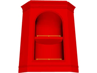 Corner Art Niche 3D Model