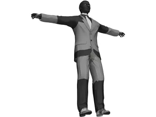 Business Man 3D Model