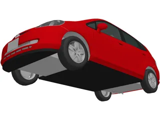 Honda Fit [Jazz] (2002) 3D Model
