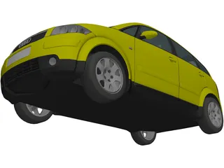 Audi A2 (2002) 3D Model