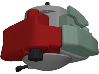 Lawn Mower Engine 3D Model