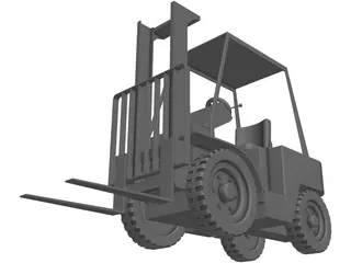 Forklift 3D Model