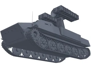 SA-13 MT-LB 3D Model