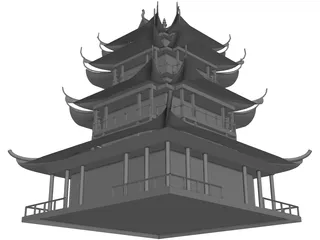 Pagoda 3D Model