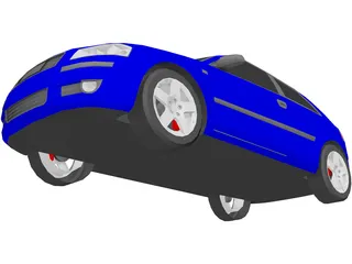 Audi A3 (2004) 3D Model