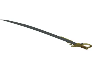 Flinlock Cutlass 3D Model