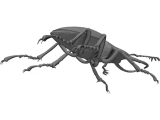 Stag Beetle 3D Model