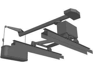 Window Crane (Small) 3D Model