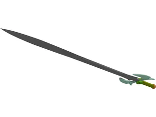 Fantasy Sword 3D Model