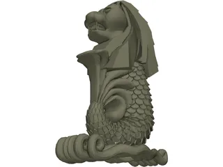 Merlion 3D Model