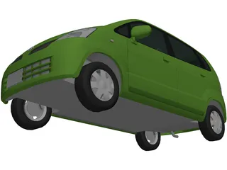 Nissan Moco (2002) 3D Model