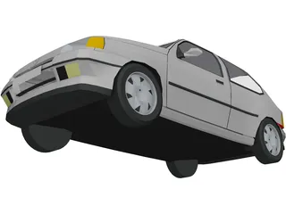 Renault Clio 3D Model