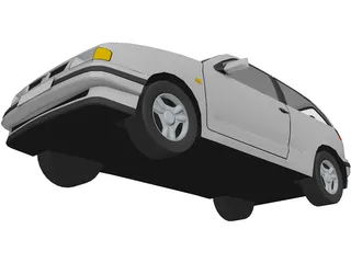 Seat Ibiza 3D Model