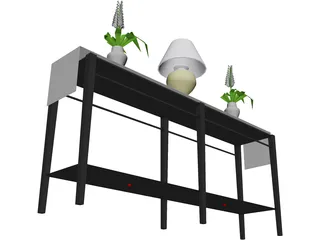 Console Table 3D Model