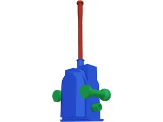 Hand Pump 3D Model