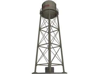 Water Tower 3D Model