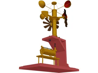 Anemometer 3D Model