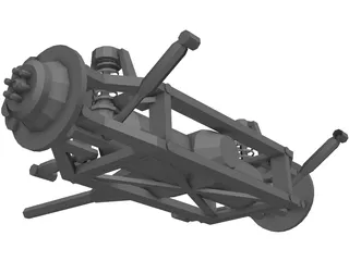 Rear Suspension 3D Model