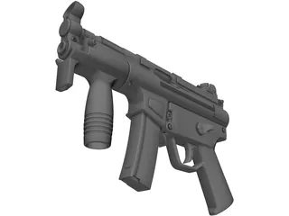 Heckler&Koch MP5K 3D Model