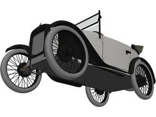 BMW Dixi (1937) 3D Model