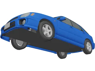 Subaru Impreza WRX Sport Wagon 3D Model
