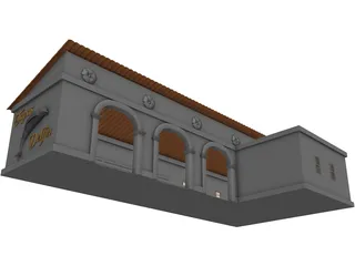 Bar Small 3D Model