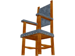 Antique Chair 3D Model