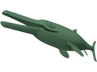 Ictiosaurus 3D Model